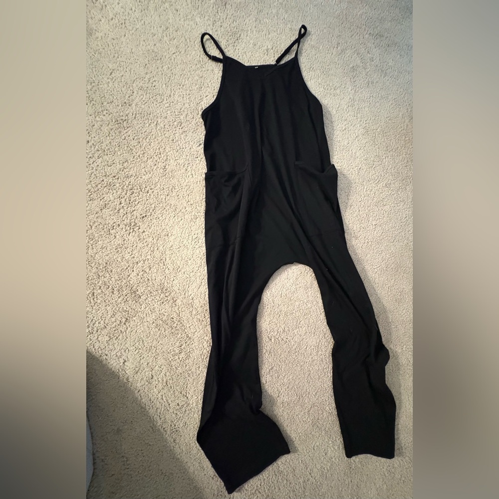 Black Sleeveless Jumpsuit